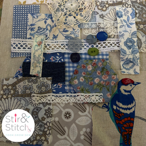 Slow Stitch Embroidery Workshop (includes slow stitch kit & afternoon tea)  - Saturday 1st June 2pm to 5pm