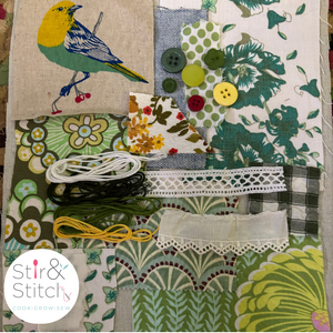 Slow Stitch Embroidery Workshop (includes slow stitch kit & afternoon tea)  - Saturday 1st June 2pm to 5pm
