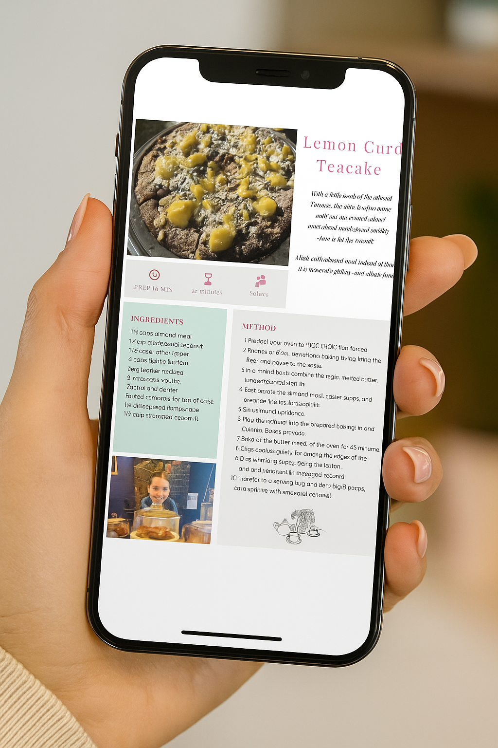 INSTANT DOWNLOAD DIGITAL FILE - Teahouse Favourites - Recipes & Memories from the Teahouse