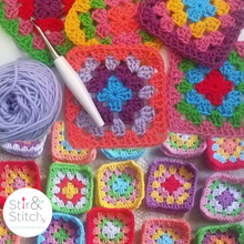 Load image into Gallery viewer, INTERMEDIATE Learn to Crochet a Granny Square - Wednesday 6th March 2024 - 1030am
