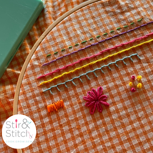 Beginner Embroidery Workshop - Wednesday 20th March 2024 1030am